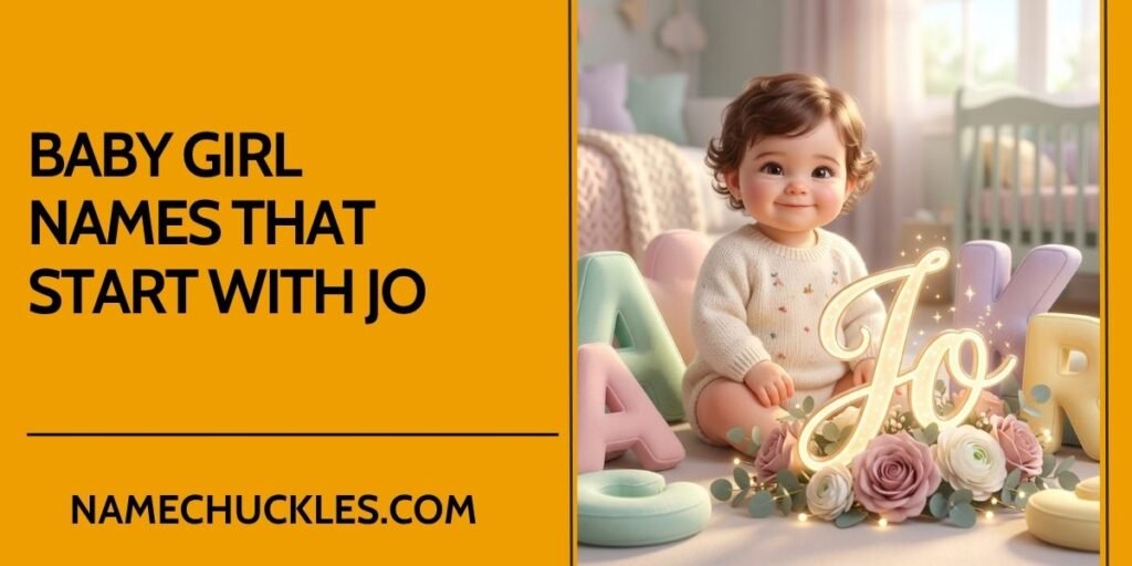 Baby Girl Names That Start With Jo