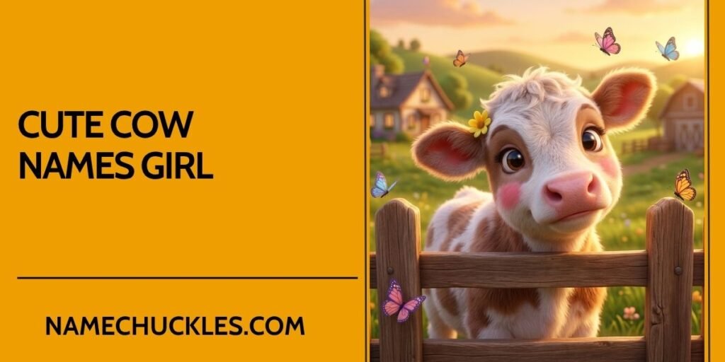 Cute Cow Names Girl