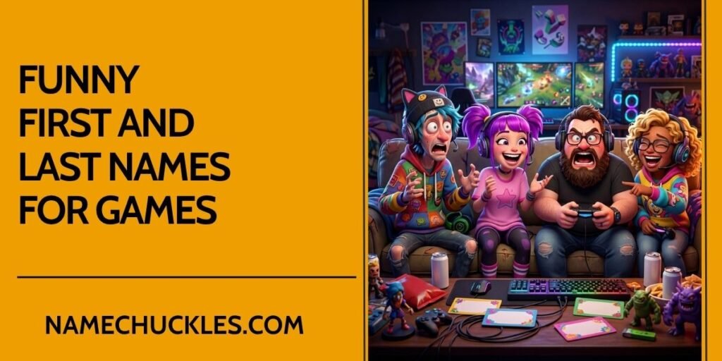 Funny First and Last Names for Games