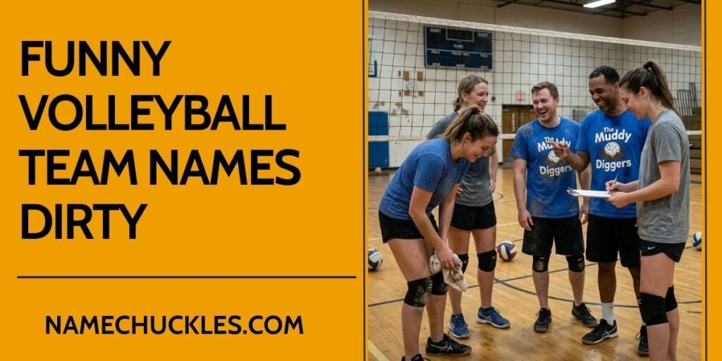 Funny Volleyball Team Names Dirty