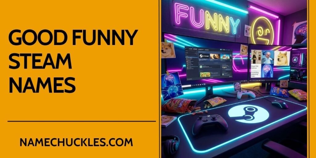 Good Funny Steam Names