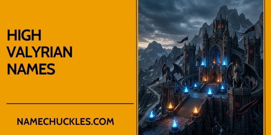 High Valyrian Names