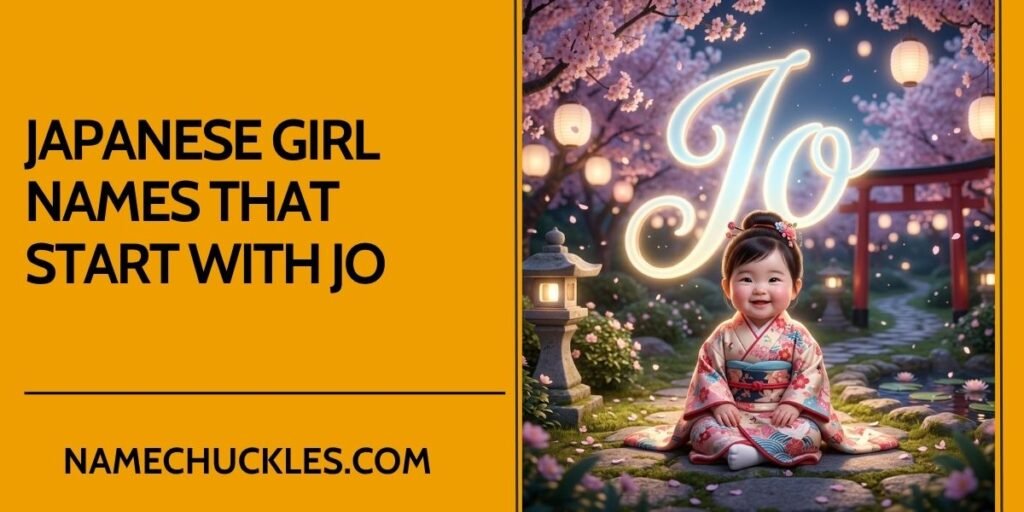 Japanese Girl Names That Start With Jo