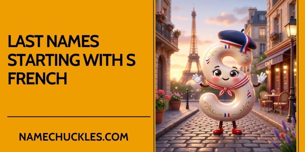 Last Names Starting With S French