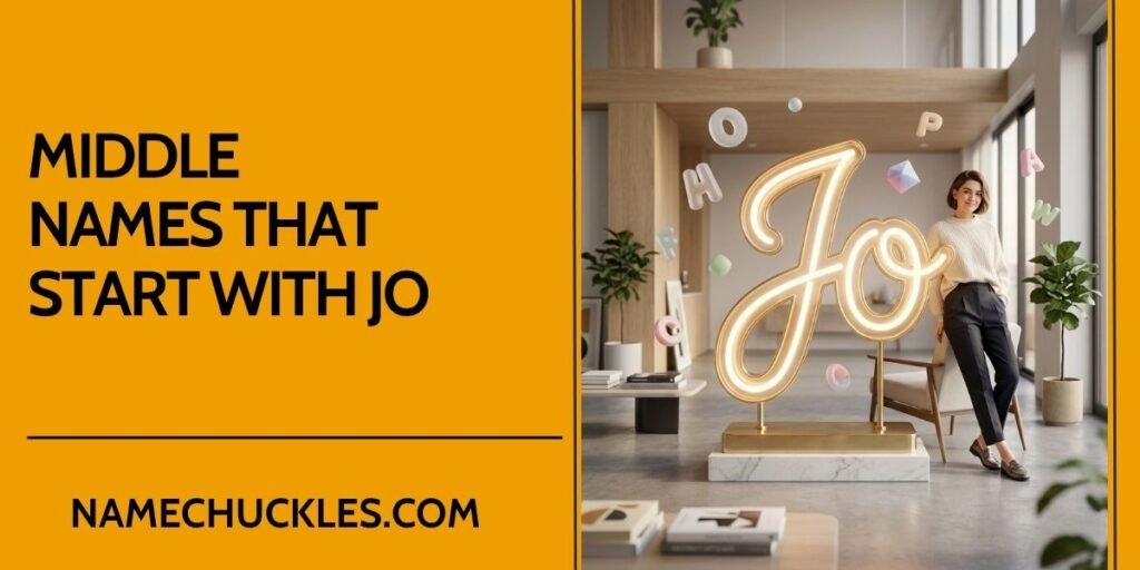 Middle Names That Start With Jo