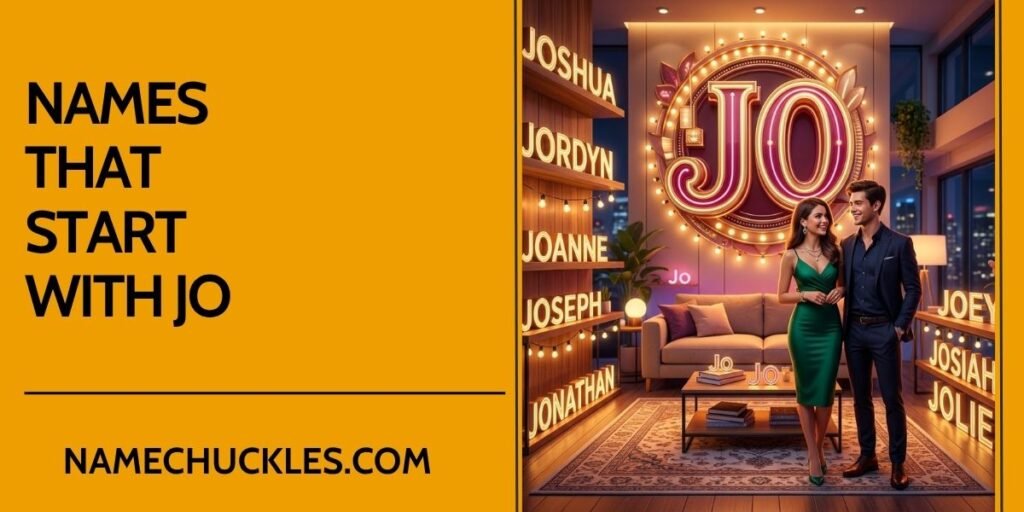 Names That Start With Jo