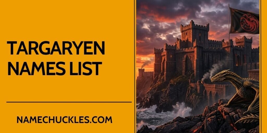 Targaryen Names List