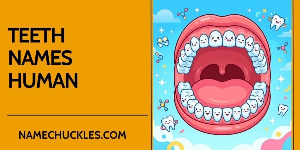 Teeth Names Human