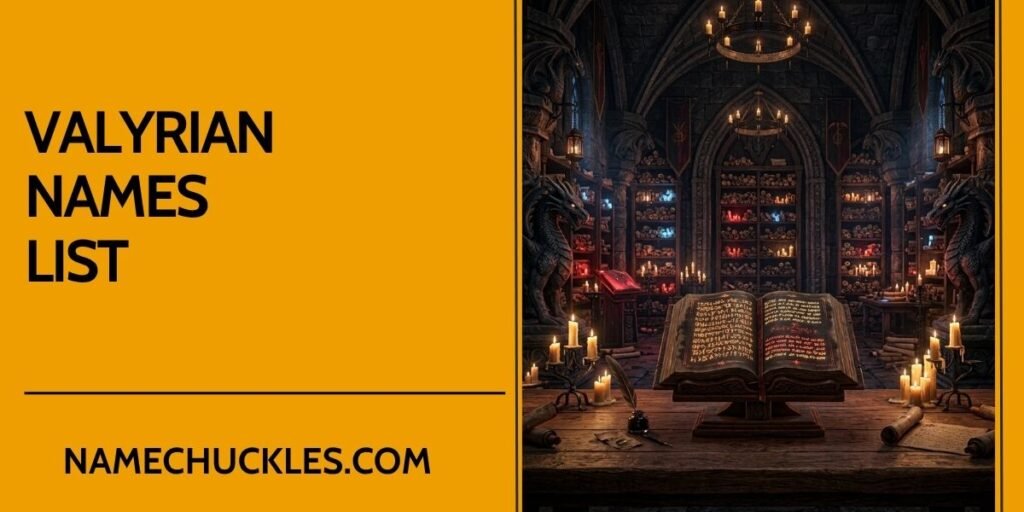 Valyrian Names List