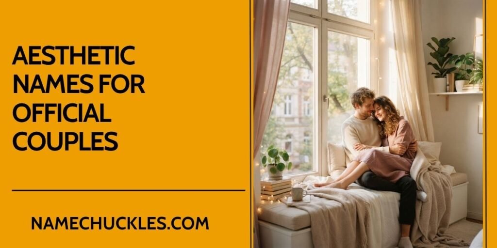 Aesthetic Names for Official Couples
