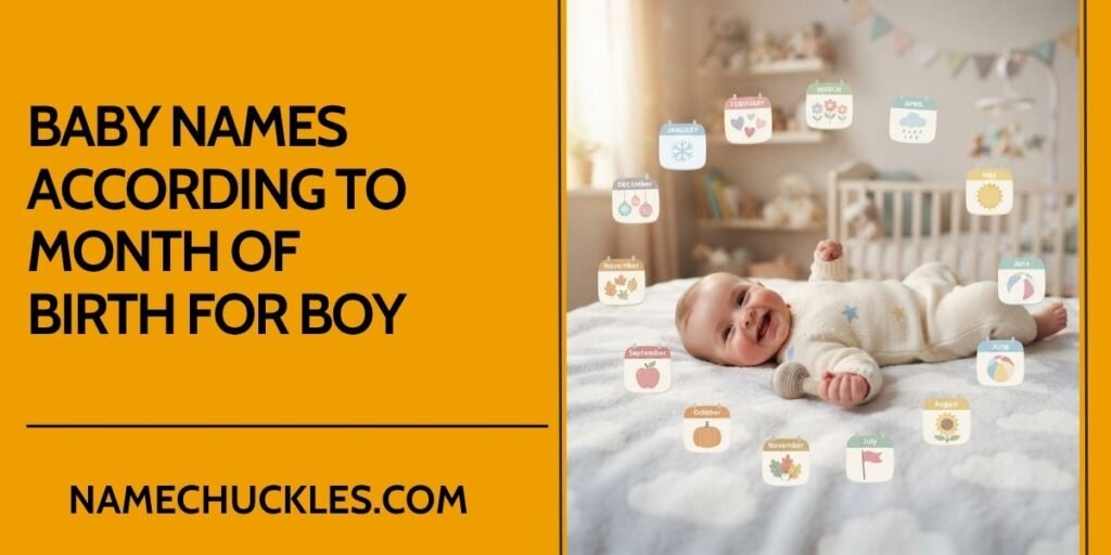 Baby Names According To Month Of Birth For Boy