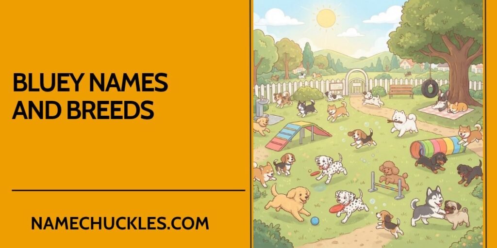 Bluey Names and Breeds