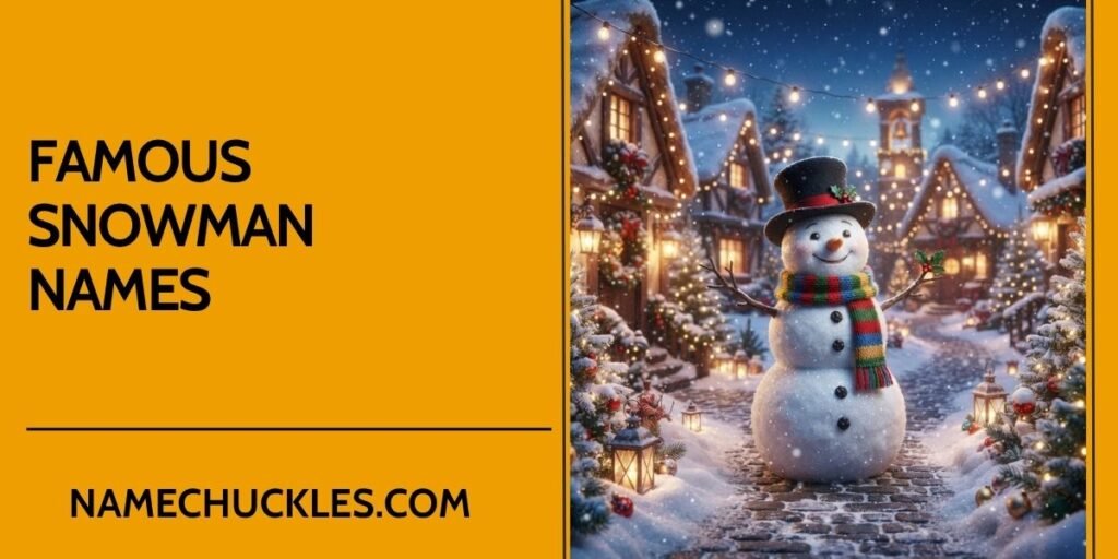 Famous Snowman Names