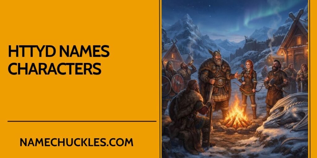 HTTYD Names Characters