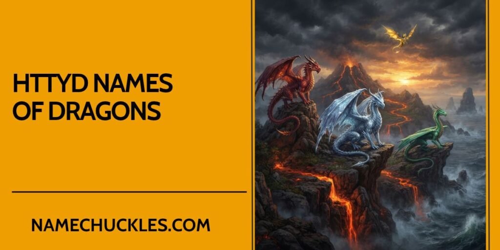 HTTYD Names of Dragons
