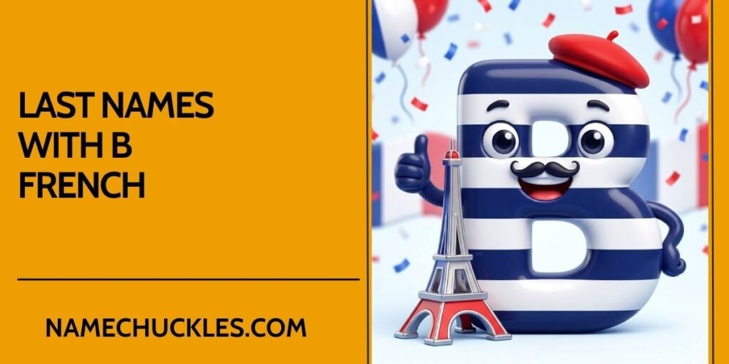 Last Names With B French
