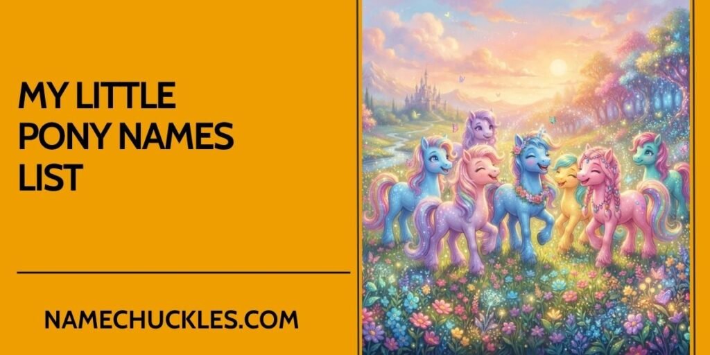 My Little Pony Names List