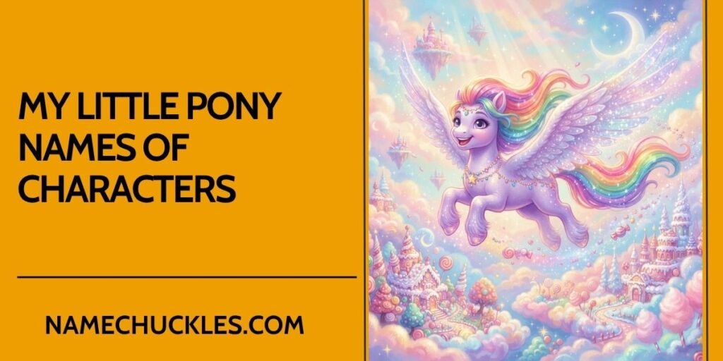 My Little Pony Names of Characters