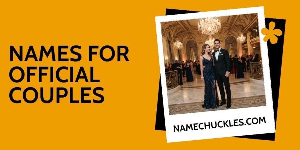Names For Official Couples