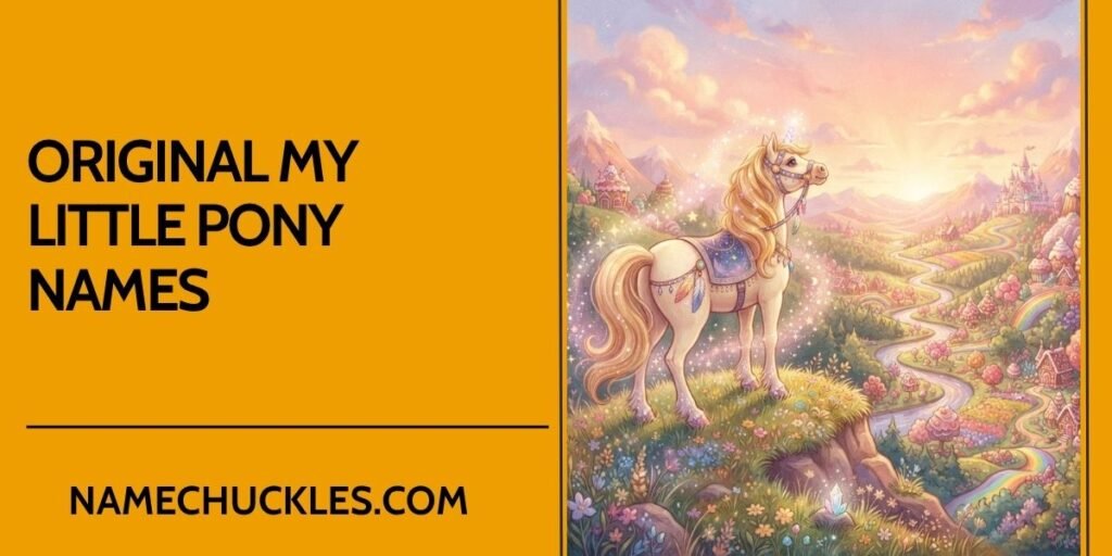 Original My Little Pony Names