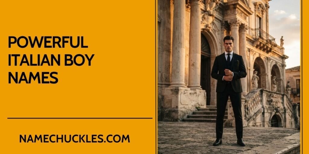 Powerful Italian Boy Names