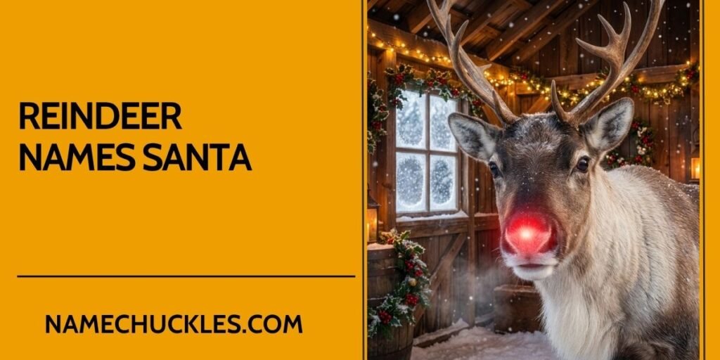 Reindeer Names Santa