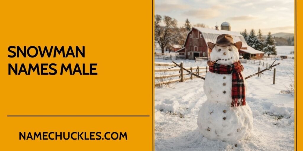 Snowman Names Male