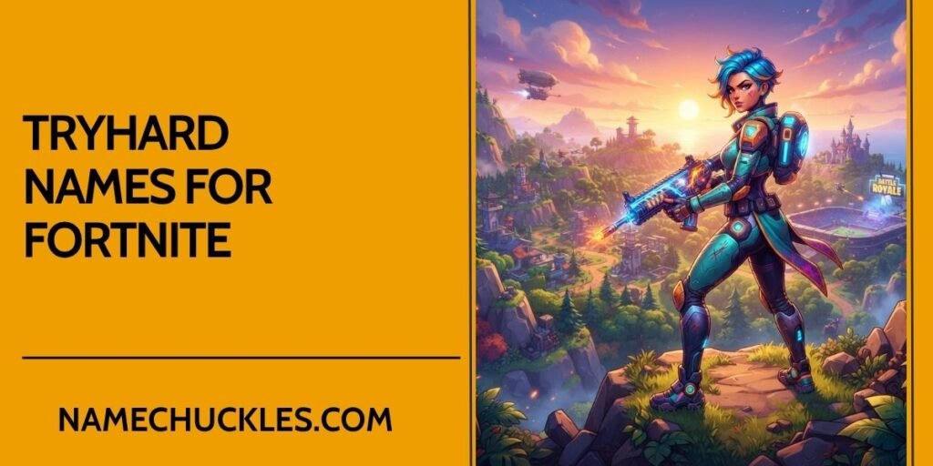 Tryhard Names for Fortnite