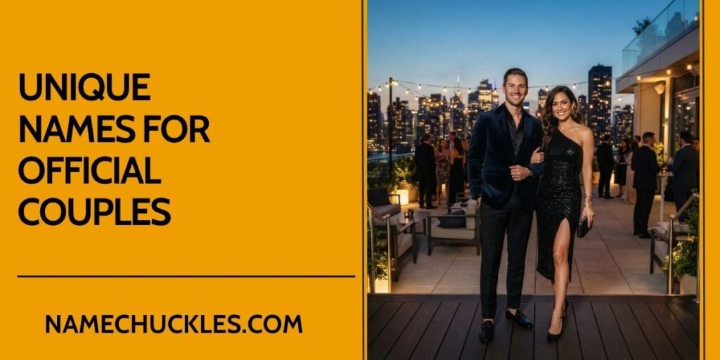 Unique Names for Official Couples