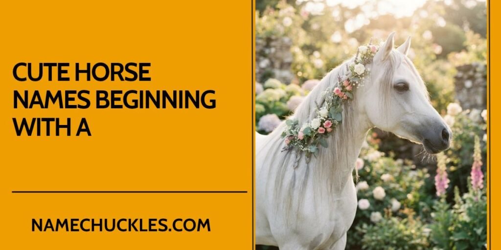 Cute Horse Names Beginning with A