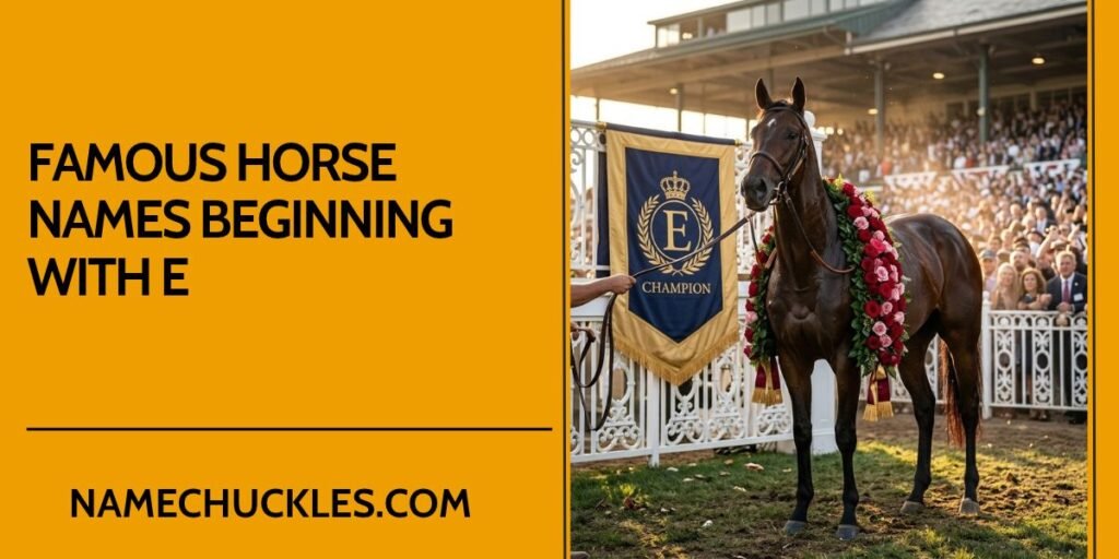 Famous Horse Names Beginning with E