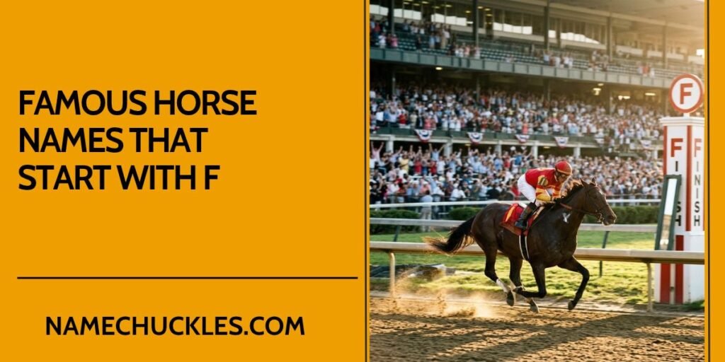 Famous Horse Names That Start with F