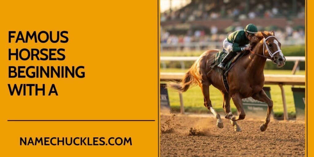 Famous Horses Beginning with A