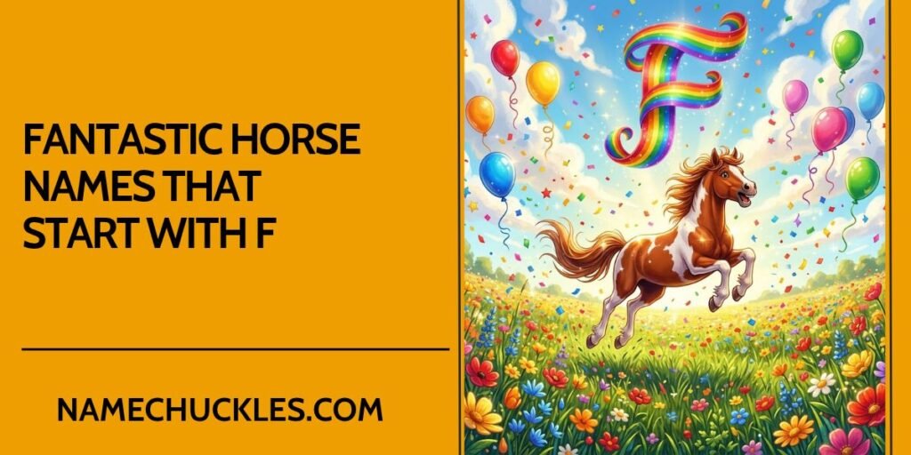 Fantastic Horse Names That Start with F