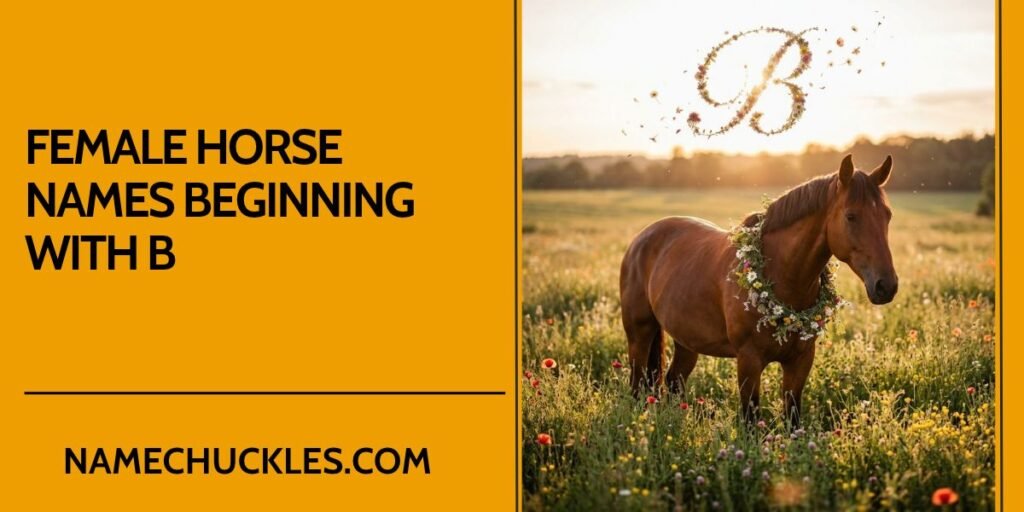 Female Horse Names Beginning with B