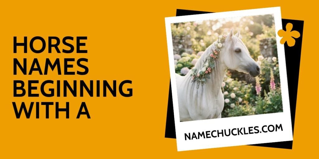 Horse Names Beginning with A