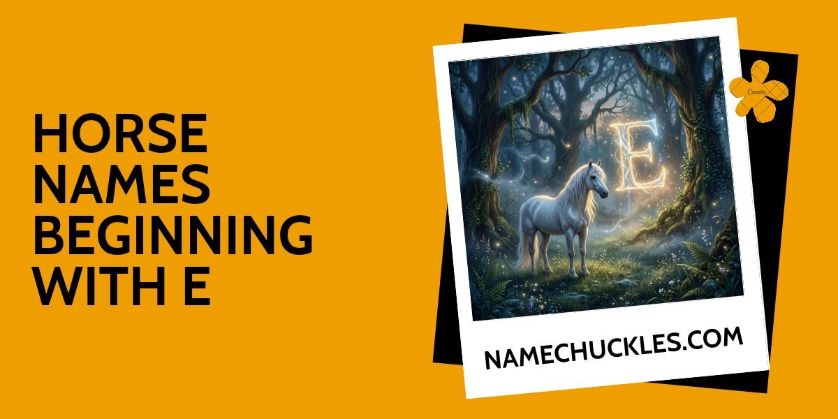 Horse Names Beginning with E