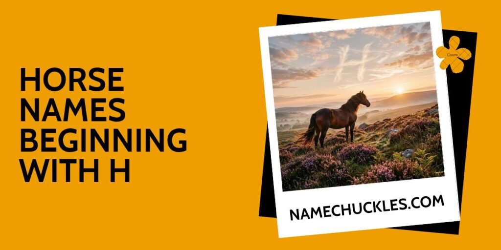 Horse Names Beginning with H