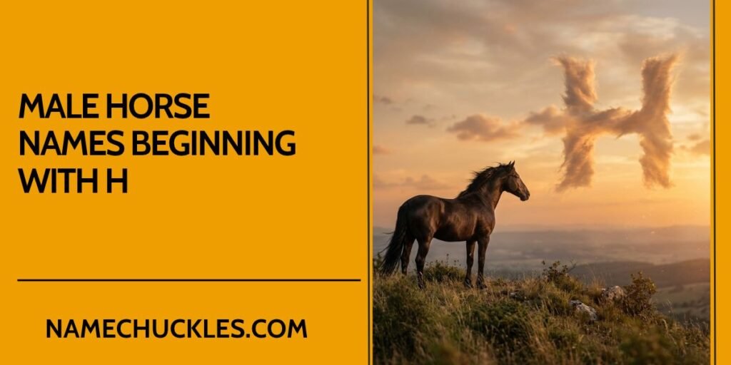 Male Horse Names Beginning with H