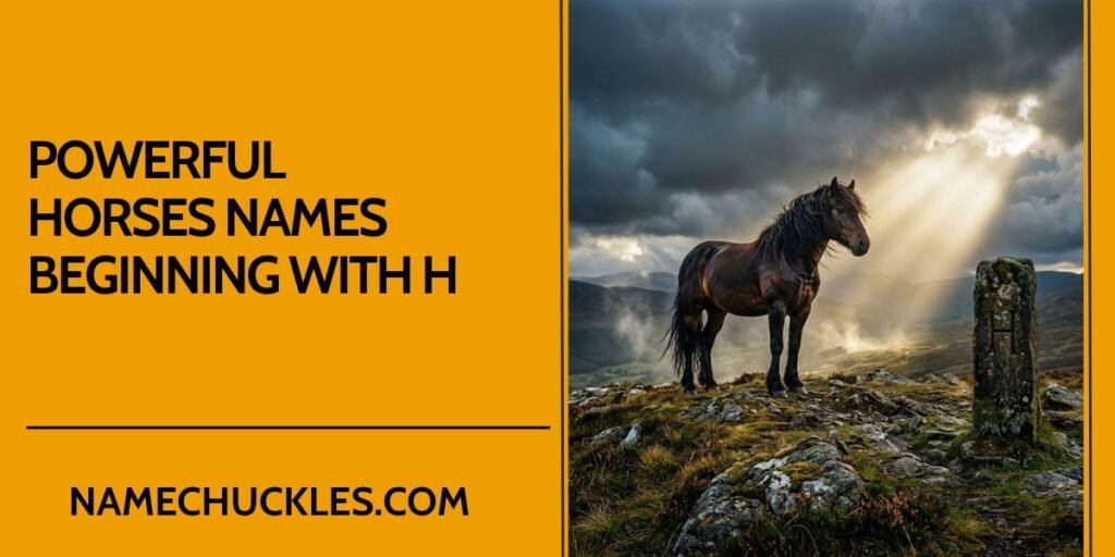 Powerful Horses Names Beginning with H