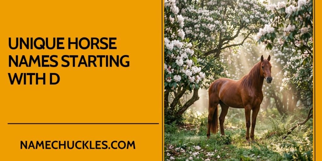 Unique Horse Names Starting with D