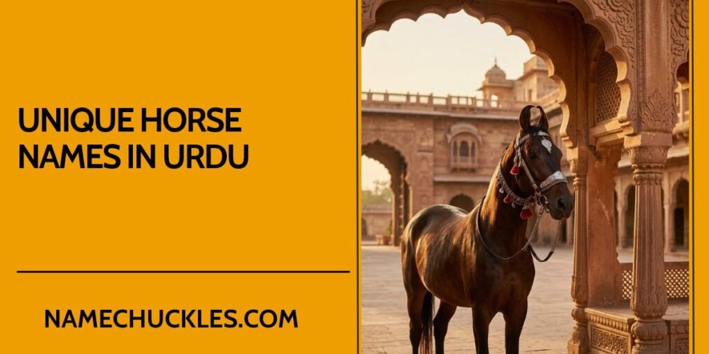 Unique Horse Names in Urdu